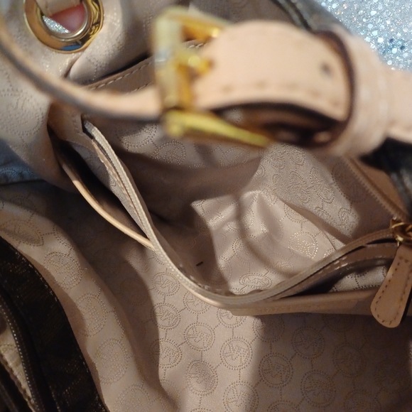 Micheal Kors Brown Logo Jet Set Tote Bag - Great Used Condition - Picture 6 of 8